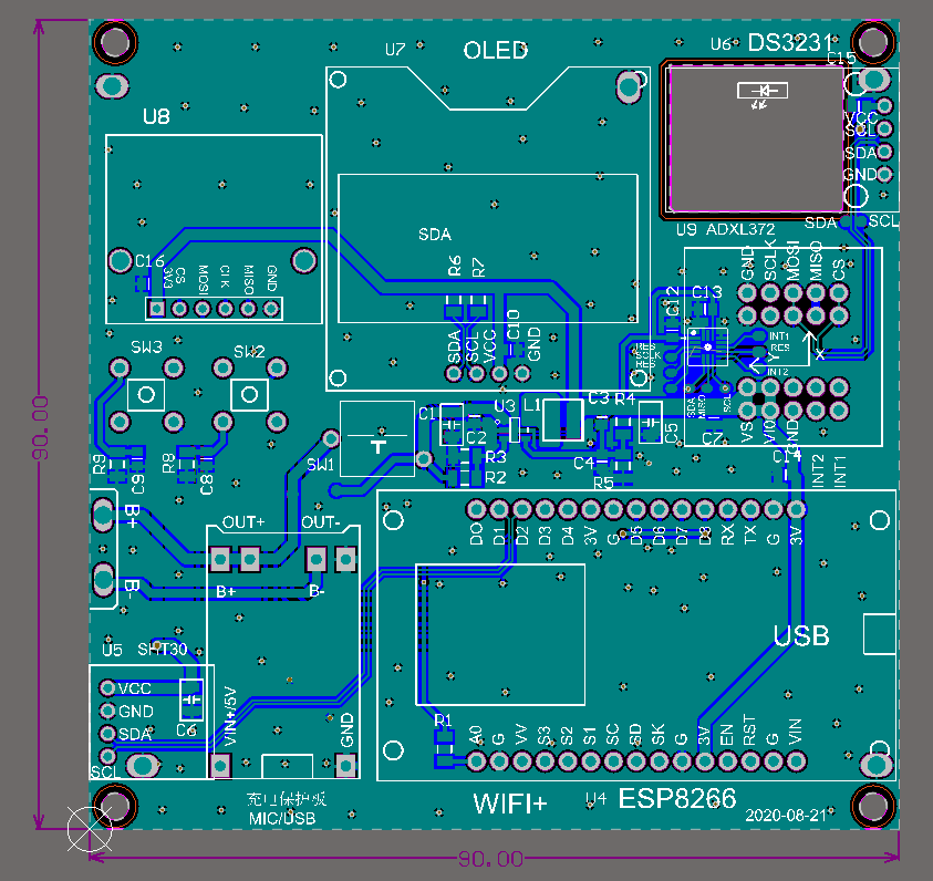 Data Logger PCB Layout